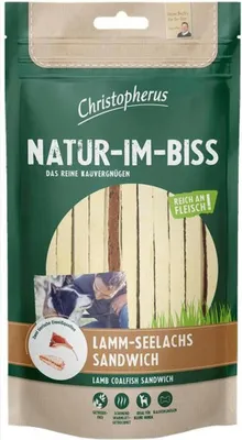 Produktbild von 1 x Allco Christopherus Snack Lamm Seelachs Sandwich 70g