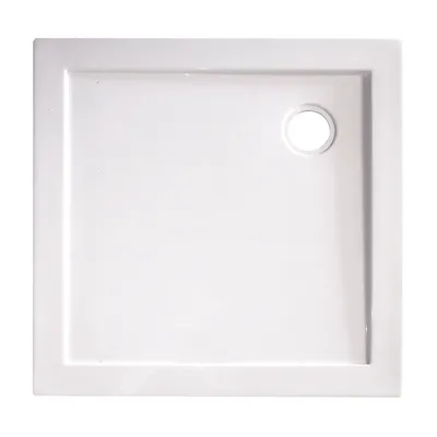 Produktbild von ONDEE ZEN – Duschwanne YQUA – 90 x 90 cm – Acryl – Weiß – Extraflach