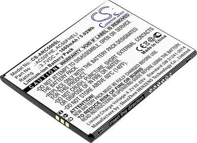 Produktbild von TECHTEK Akku Kompatibel mit [Archos] 50F Helium Lite, GX395872 Ersetzt AC50FHE, für AC50FHELI