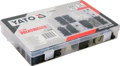Immagine prodotto di Volkswagen Rivetti, set di clip 255 pezzi