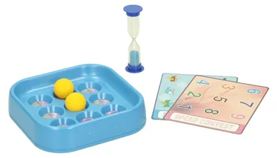 Produktbild von Kinderspiel Ballduell mit Routenkarten und Sanduhr für 2-4 Spieler ab 3 Jahren