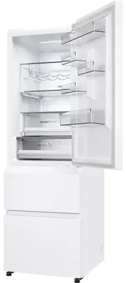 Image de Réfrigérateur combiné 60cm 360l ventilé blanc - Haier - HTW5618ENPW -