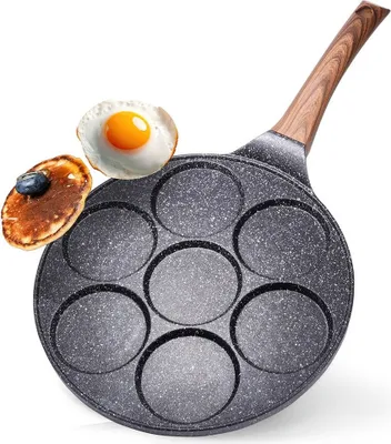 Produktbild von Granitpfanne für Spiegeleier, Pfannkuchen und Eier