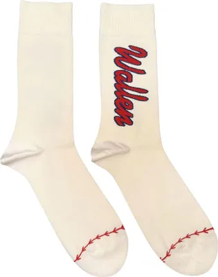 Obrázek produktu pro Morgan Wallen - Kotníkové ponožky pro muže/dámy unisex RO14715 (40,5 EU - 45,5 EU) (Natural/Red)