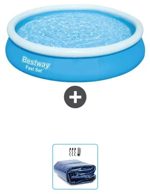 Immagine prodotto di Bestway Fast Set, piscina rotonda - 366x76 cm - 2 pezzi, modello S22264