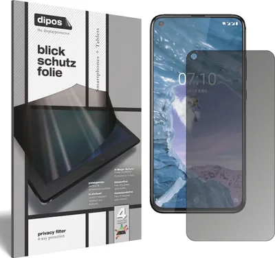 Produktbild von Blickschutzfolie für Nokia 8.1 Plus matt Schutzfolie Folie Display Schutz dipos