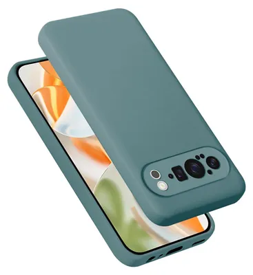 Image de Cadorabo Housse pour Google Pixel 9 PRO Housse en silicone Etui pour téléphone portable en silicone liquide, résistant aux rayures et aux chocs pour Google Pixel 9 PRO