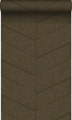 Produktbild von Origin Wallcoverings Tapete Fliesenmuster mit Schlangenhaut-Motiv Braun 53 cm x 10.05 m