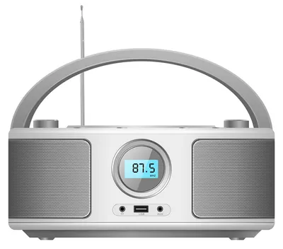 Immagine prodotto di Lettore CD Boombox, radio portatile con Bluetooth e USB