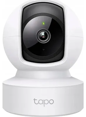 Obrázek produktu pro TP-Link Tapo C202, Bezpečnostní IP kamera, Vnitřní, Bezdrátový, Strop/stůl, Černá, Bílá, Kuželovitý