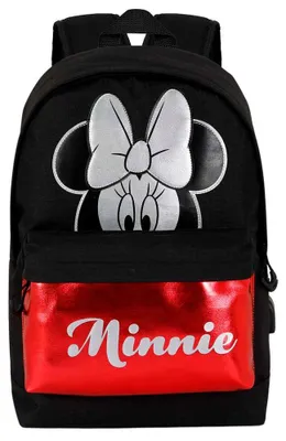 Imagen del producto de Mochila Karactermania de Disney, Minnie Mouse, con diseño brillante