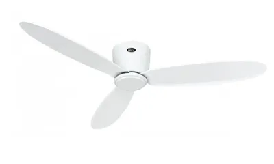 Zdjęcie produktu dla Energooszczędny wentylator sufitowy z pilotem Eco Plano II 132 cm Biały