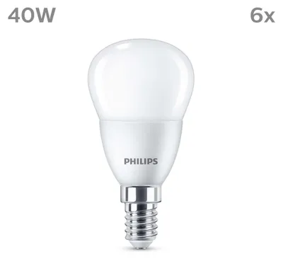 Obrázok produktu pre Philips 8719514459519, 4,9 W, 40 W, E14, 470 lm, 15000 h, Teplá biela