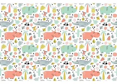 Obrázek produktu pro Samolepky na dětský nábytek s usmívajícími se zvířátky, 60 x 90 cm