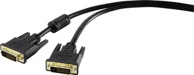 Zdjęcie produktu dla Kabel połączeniowy Renkforce DVI [ wtyczka DVI 24+1pin