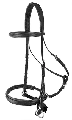 Produktbild von Zilco Gebissloses Sidepull-Zaumzeug Cob Schwarz