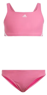 Produktbild von adidas IB4346 3S Bikini Swimsuit Girl's pink Fusion/White Größe 1824