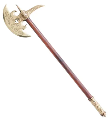 Produktbild von Mittelalterliche Ritter-Axt Gold