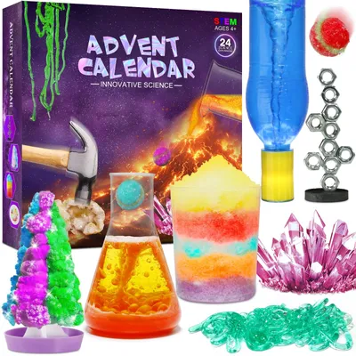 Image de Calendrier de l'Avent scientifique 2025 pour enfants, avec 24 expériences
