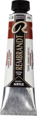 Produktbild von Rembrandt Acrylfarbe Tube 40 ml Umbra Gebrannt 409