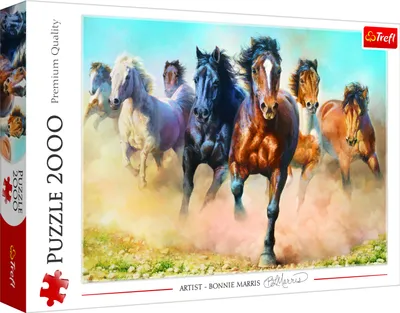 Immagine prodotto di Puzzle TREFL Cavalli al galoppo 2000 pezzi