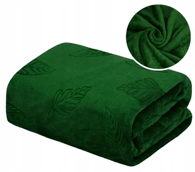 Produktbild von Domarex CALEN Warme Mikrofaser-Decke 130x170 cm Grün