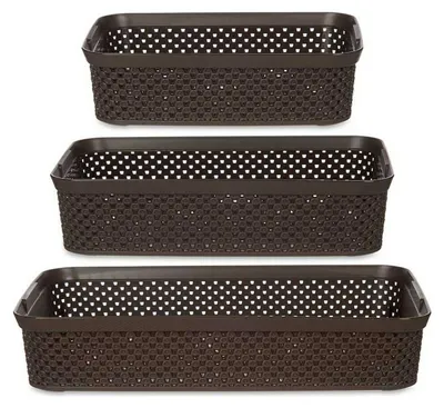 Aufbewahrungsbox, mehrfarbig, 36x24x7,5 cm, Standard