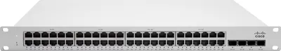 Produktbild von Cisco Meraki MS250-48LP Verwaltet L3 Gigabit Ethernet (10/100/1000) Ethernet-Anschluss, untersttzt die Stromversorgung ber diesen Anschluss (PoE) 1U Grau