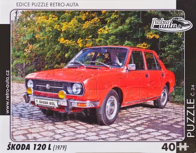 Zdjęcie produktu dla Puzzle nr 24 - ŠKODA 120 L (1979) 40 elementów