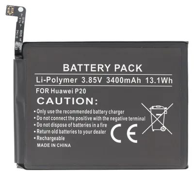Produktbild von Akku passend für den Huawei P20 Akku Li-Polymer 3,85 Volt mit 3400mAh