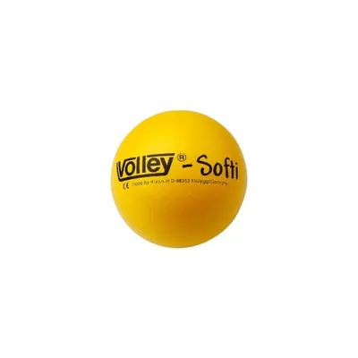 Zdjęcie produktu dla Piłka z miękkiej pianki Volley "Softi", żółta