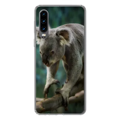 Produktbild von MuchoWow® Handyhülle Schutzhülle Hülle für Huawei P30 Koala - Baum - Klettern - Kinder - Jungen - Mädchen Silikon Softcase Handy Hülle - Kartenbesitzer