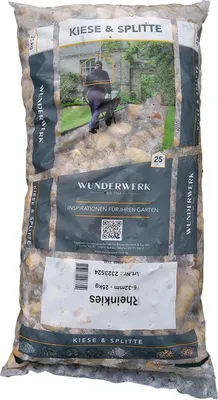 Produktbild von 25kg Wunderwerk est 1964 Rheinkies 16-32mm