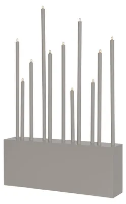 Produktbild von Star Trading 644-38, Leichte Dekorationsfigur, Beige, Weiß, 11 Glühbirne(n), E5, 6,6 W