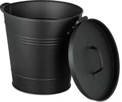 Produktbild von relaxdays Popelový kbelík s víkem 19 litrů