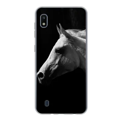 Produktbild von MuchoWow® Handyhülle Schutzhülle Hülle für Samsung Galaxy A10 Pferde - Tiere - Porträt Silikon Softcase Handy Hülle