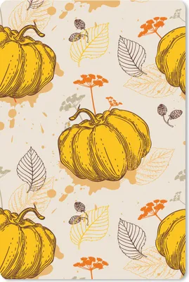 Produktbild von MuchoWow® Mauspad Mousepad Kürbis - Herbst - Muster 18x27 cm - Mousepads - Maus Mat - Pad - Mausunterlage