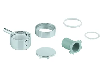 Produktbild von GROHE Temperaturwählgriff 49089, rund, für Thermostat-Fertigmontagesets, chrom