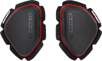 Image de Spidi Racing genouillères, noir/rouge, taille unique