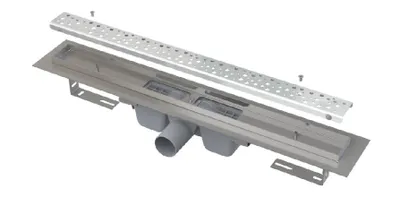 Obrázek produktu pro Alcadrain Odtokové žlaby - Sprchový žlab Antivandal 750 mm, s roštem, nerez mat APZ11-750M
