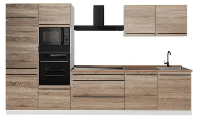 Imagen del producto de Mueble de cocina Vicco R-Line Sonoma/Blanco 340 cm sin encimera, Model 67368