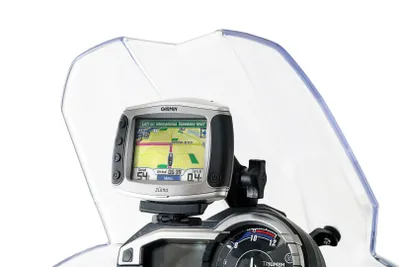 Produktbild von SW-MOTECH Navi-Halter im Cockpit Tiger 800