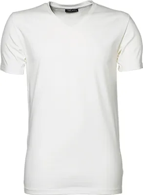 Immagine prodotto di Tee Jays 401 | Maglietta uomo Stretch V - Colore: Bianco - Taglia: XXL