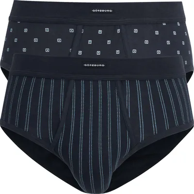 Produktbild von Götzburg Herren-Slip 2er-Pack marine 6