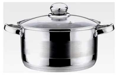 Produktbild von Kochtopf mit Deckel aus Edelstahl (4L)