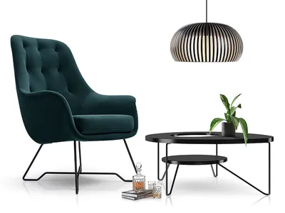 Obrázek produktu pro Designové křeslo MILEY - zelené 2