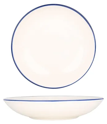 Zdjęcie produktu dla Talerze głębokie Bonna - Linea Blue - Porcelana - 23 cm (1000cc)