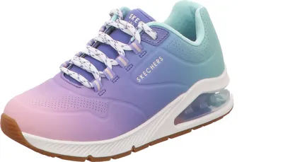 Zdjęcie produktu dla Modne półbuty sportowe Skechers z profilowaną podeszwą, kolor niebieski, rozmiar 35