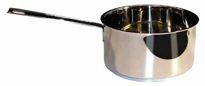 Edelstahltopf 14 cm, 0,8 L, 18/10, mit Deckel, ofenfest