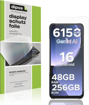 Image de 4x Film de protection d'écran pour DOOGEE Note 56 Plus protecteur antireflet dipos